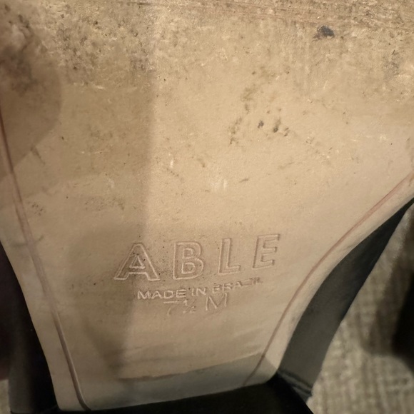 Able Rojas Black Western Style Boots - Picture 8 of 9